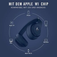 Beats Studio3, Over-Ear Kopfhörer (GENERALÜBERHOLT), Noise-Cancelling, Apple W1 Chip, Bluetooth 1, aktives Noise Blau