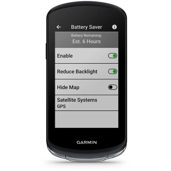 Garmin Edge 1040, GPS bike computer, black, with navigation, training functions and smart notifications.