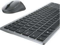 Dell KM7120W, Wireless, Multimedia, Keyboard and Mouse Set, AZERTY, black, ergonomic design, wireless connection.
