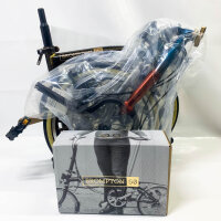 Brompton 1975, Limitierte Jubiläumsausgabe, C-Linie, 50 Jahre, kompakt, faltbar, leicht, hohe Qualität, einzigartiges Design.