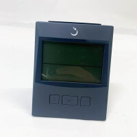 ALFAJR Azan Clock CS-13, table clock, automatic Athan alarm, grey, compact, user-friendly, ideal for prayers.