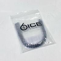 6Ice Iced Cross Pattern Bracelet, size 7, jewelry piece, sparkling design, robust material, fashionable and unique.