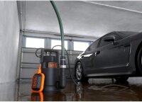 Black & Decker BXUP750PTE Schmutzwasserpumpe, 750 W, 50 Hz, ideal für Schmutzwasserentsorgung, kompakt und leistungsstark.