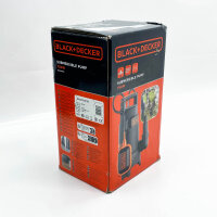 Black & Decker BXUP750PTE Schmutzwasserpumpe, 750 W, 50 Hz, ideal für Schmutzwasserentsorgung, kompakt und leistungsstark.