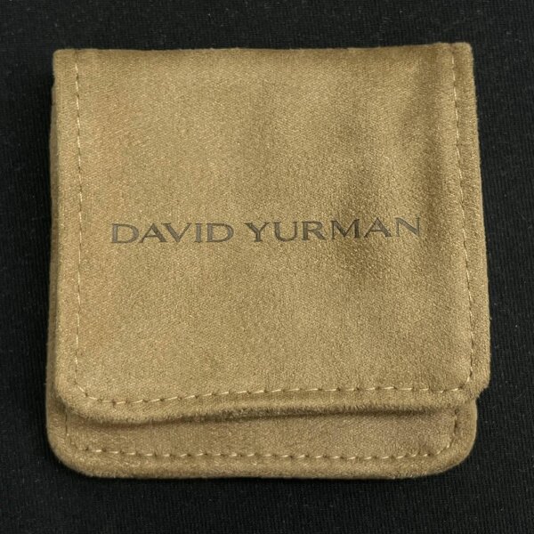 David Yurman Amulett Fischsymbol, 925 Sterlingsilber, Herren, einzigartiges Design, edles Schmuckstück.