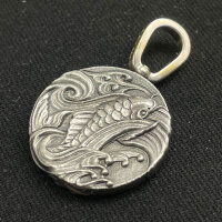 David Yurman Dragon Amulet, 925 Sterling Silver, Mens, unique design, elegant piece of jewelry.