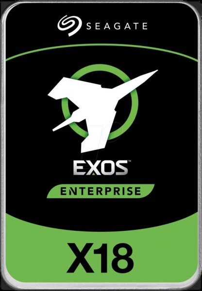 Seagate Exos X18, 14TB, HDD, high capacity, fast data transfer, ideal for business applications.