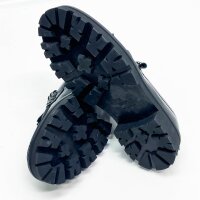 THE KOOPLES, studded leather slippers, EU 40, stylish shoes with studs, ideal for casual looks.