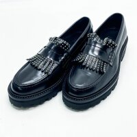 THE KOOPLES, studded leather slippers, EU 38, elegant shoes with studs, fashionable and comfortable.
