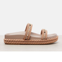 Valentino Garavani Sandalen, Rockstud, Leder, EU 37, elegantes Design, komfortable Passform, ideal für besondere Anlässe.