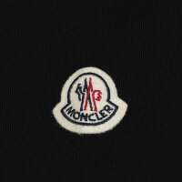 MONCLER T-Shirt, Black, S, printed back, fashionable design, high-quality fabric, ideal for leisure.