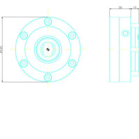 ZeroClamp Z120L, Spanntopf, selbsthemmend, ideal für präzises Spannen von Werkstücken, hohe Stabilität und Sicherheit.