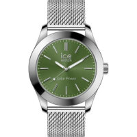 Ice-Watch Mens Watch Steel Solar M, green numerals,...