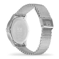 Ice-Watch Herrenuhr Steel Solar M, grüne Ziffern, Edelstahl, Solarbetrieb, sportliches Design, wasserdicht, langlebig.
