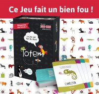 Totem French Original, Game No. 12345, board game, interactive language development, for 2-6 players, ages 8 and up.