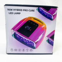 UV nail light 96W, nail curing lamp, fast curing, long-lasting LED, 4 timer settings, ideal for gel and shellac nails.