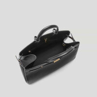 DeMellier, Midi Hudson, handbag, elegant leather look, detachable shoulder strap, spacious interior compartment.