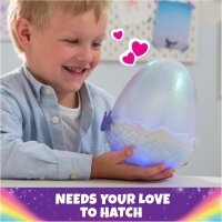 Hatchimals Alive, Mystery Hatch Draggle, interaktives Überraschungsspielzeug mit Nebel, Lichtern und Geräuschen, für Kinder.