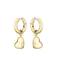 BOSS Gold Huggie Hoop Earrings 1580641, earrings, heart...
