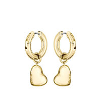 BOSS Gold Huggie Hoop Earrings 1580641, earrings, heart...