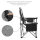 KingCamp Camping Chair, Oversized, Folding Chair, Ergonomically Padded, with Cooler Bag and Drink Holder, Portable for Outdoor Use.