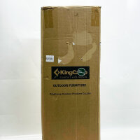 KingCamp Campingstuhl 136 kg, Klappstuhl mit Kühltasche & Getränkehalter, ideal für Garten, Picknick, Wandern.