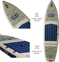 ISLE Switch, hybrid kayak, 2-in-1, inflatable, including kayak seat, paddle, hand pump, travel bag, versatile and portable.