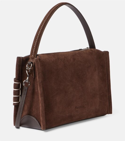 JW Anderson Loafer Small shoulder bag, suede, elegant, compact, stylish, without original packaging, ideal for everyday use and special occasions.