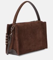 JW Anderson Loafer Small shoulder bag, suede, elegant, compact, stylish, without original packaging, ideal for everyday use and special occasions.