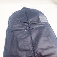 Black mens Roma suit EU52, including shirt EU41, linen, with garment bag, elegant and comfortable.