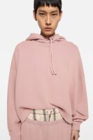 Acne Studios Unisex Hoodie, FN-UX-SWEA000019, Lavender Violet/Dusty Rose, Size XS, casual fit, high-quality fabric.