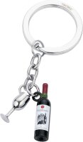 TROIKA BORDEAUX Keyring, die-cast metal, glossy, with...