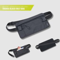 TROIKA Belt Bag, Black, Belt Bag, 26x13.5x0.9 cm, 2...