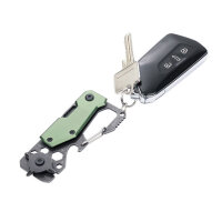 TOOLINATOR CARD, mini tool, 10 functions, green, compact,...