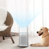 HANSEATIC Luftreiniger KJ400, 35W, Digitalanzeige, Top Filtersystem, Ionentechnologie, ideal für Allergiker.