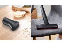 BOSCH Series 8 BGL8XPER vacuum cleaner, allergy-friendly, hygiene filter, XXL upholstery nozzle, quiet, long cable, blue.