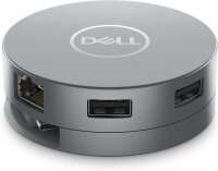 Dell 6-in-1 Multiport Adapter DA305, Dockingstation, USB-C, HDMI, DP, USB-C, 1GbE, vielseitige Anschlussmöglichkeiten.