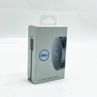 Dell 6-in-1 Multiport Adapter DA305, Dockingstation, USB-C, HDMI, DP, USB-C, 1GbE, vielseitige Anschlussmöglichkeiten.