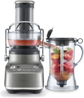 SAGE Entsafter SJB615SHY, 3X Bluicer, 1000 W, vielseitig, entsaftet und mixt, kompakte Bauweise, einfach zu reinigen.