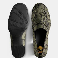 Clarks Cur Loafer 2 W, EU 37, womens loafer, green textile surface, comfortable fit, elegant design.