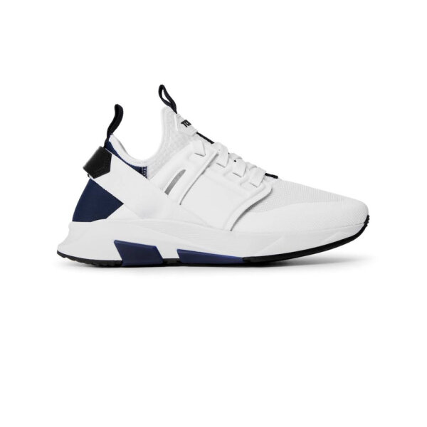Tom Ford Jago Sneaker, EU 46, Sneaker, Blau/Weiss, sportlich, hochwertiges Material, modisches Design.