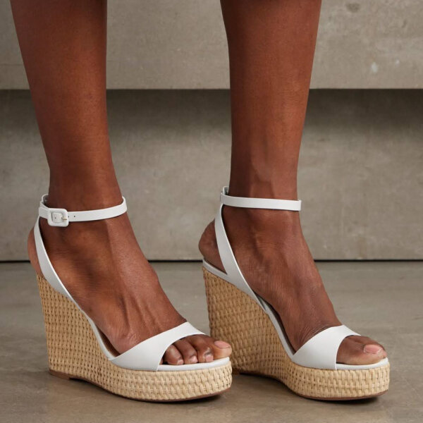 Aquazzura Sunseeker 110 platform sandals, size 36½, leather, wedge heel, elegant design, ideal for summer looks.