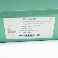 Aquazzura Sunseeker 110 platform sandals, size 36½, leather, wedge heel, elegant design, ideal for summer looks.