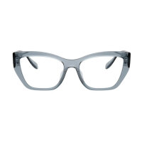 Michael Kors Puglia, 52mm, Brille, Denim Transparent mit optischen Gläsern, stilvoll und modern.