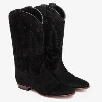 SHILOH Cowboy Boots, EU 37, Boots, Midnight Daim Noir,...