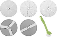 Royal Catering RCGS 55, electric vegetable slicer, 550W, 205mm disc diameter, aluminum, 5 cutting discs, 270 rpm.