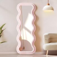 YOSHOOT Wavy Mirror, 60x160cm, full-length mirror,...