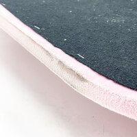 YOSHOOT Wavy Mirror, 60x160cm, Ganzkörperspiegel, unregelmäßig, rosa, ideal für Schlafzimmer und Wohnzimmer, wandliegend.