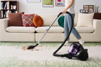 HANSEATIC HBLVC700BVMC, floor vacuum cleaner, cyclone technology, HEPA H12 filter, 9m operating radius, 2l dust container, compact and easy to store.