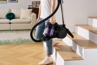HANSEATIC HBLVC700BVMC, floor vacuum cleaner, cyclone technology, HEPA H12 filter, 9m operating radius, 2l dust container, compact and easy to store.
